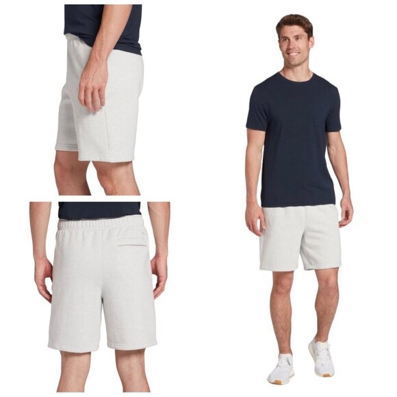 VRST Mens Size 2X Tinted Grey Heather 8” Classic Fleece Pockets‎ Shorts NWT - Picture 2 of 3